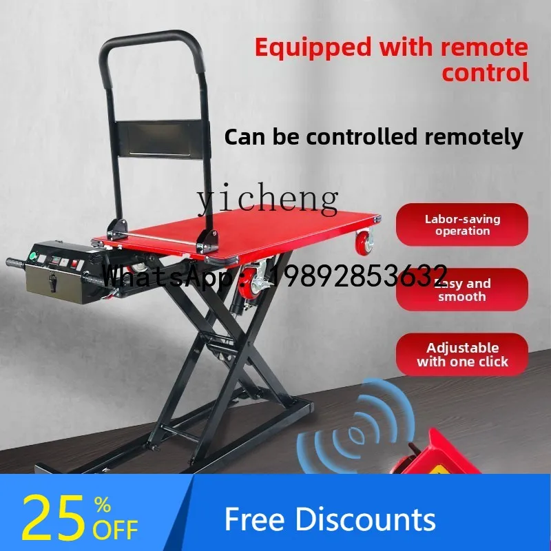 

electric truck lifting small trolley folding flatbed