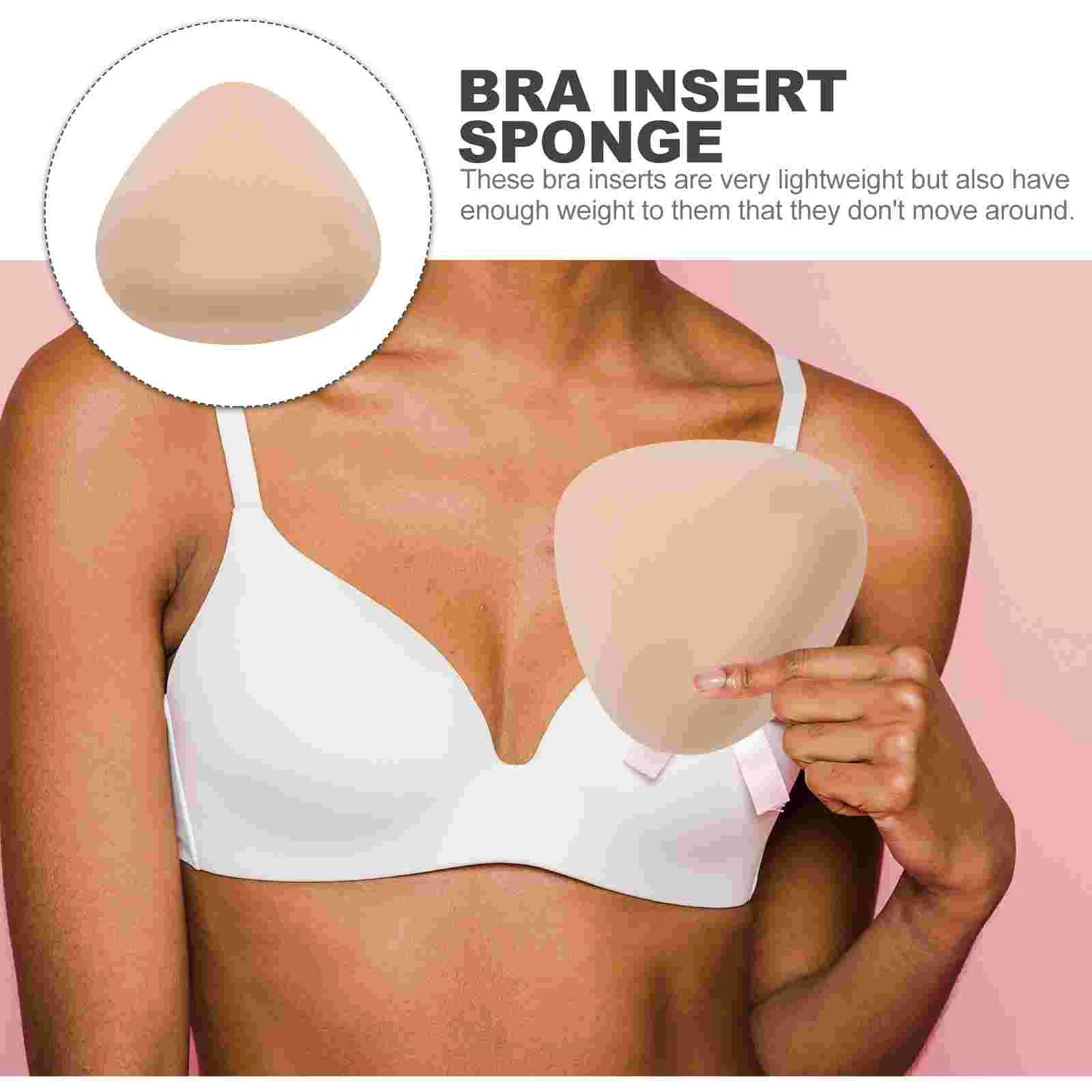 Triangular Sponge Prosthetic Breast Mastectomy Bras Sports Girls Pads Forms Women Inserts Padding Prosthesis Women's Foam