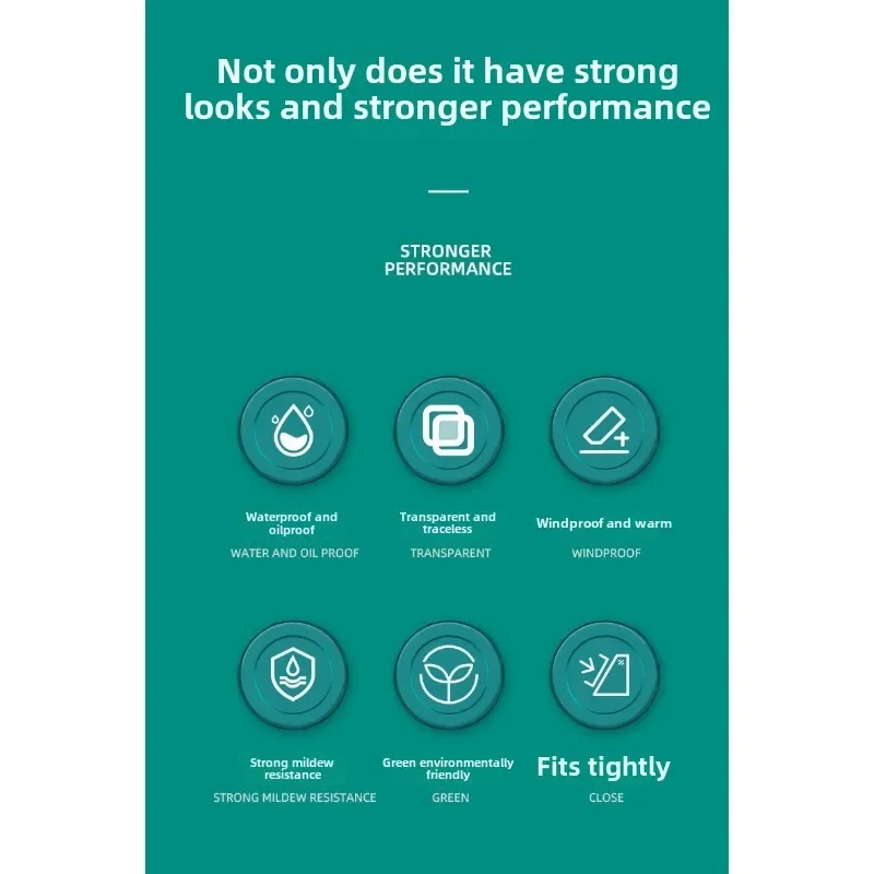 شريط نانو، أكريليك شفاف، مقاوم للماء، خياطة جميلة، سطح الموقد، شريط لاصق مقاوم للعفن والزيت #5