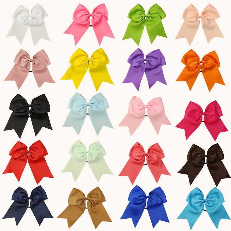 หญิง Miss Christmas Headwear คริสต์มาสเด็กโบว์ผมสีแดง Swallow Tail Grosgrain Bowknots ผมผูกโบว์ขนาดใหญ่