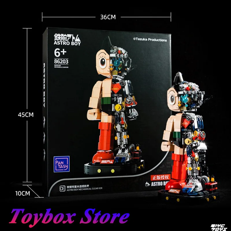 Limited Stock PANTASY Original Astro Boy Perspective Block Tidal Play Model Childhood Memory Collectible Fans Action Figure