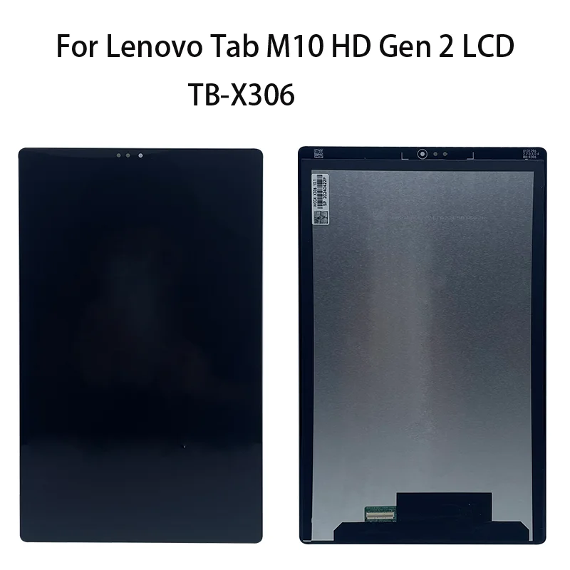 For Lenovo Tab M10 HD 2nd Gen X306 TB-X306 TB-X306F TB-X306X TB-X306V LCD Display Touch Screen Digitizer Glass Assembly