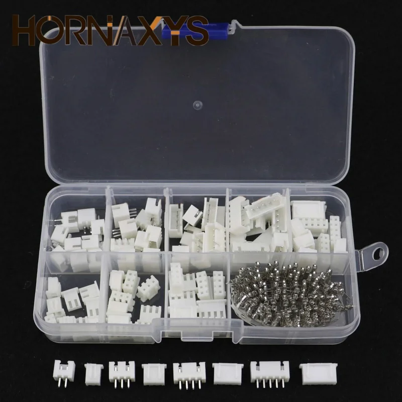 XH 230mm Adapter Wire Connector, 2.54 pcs, 2/3/4/5 Pin, JST Connector, TJC3