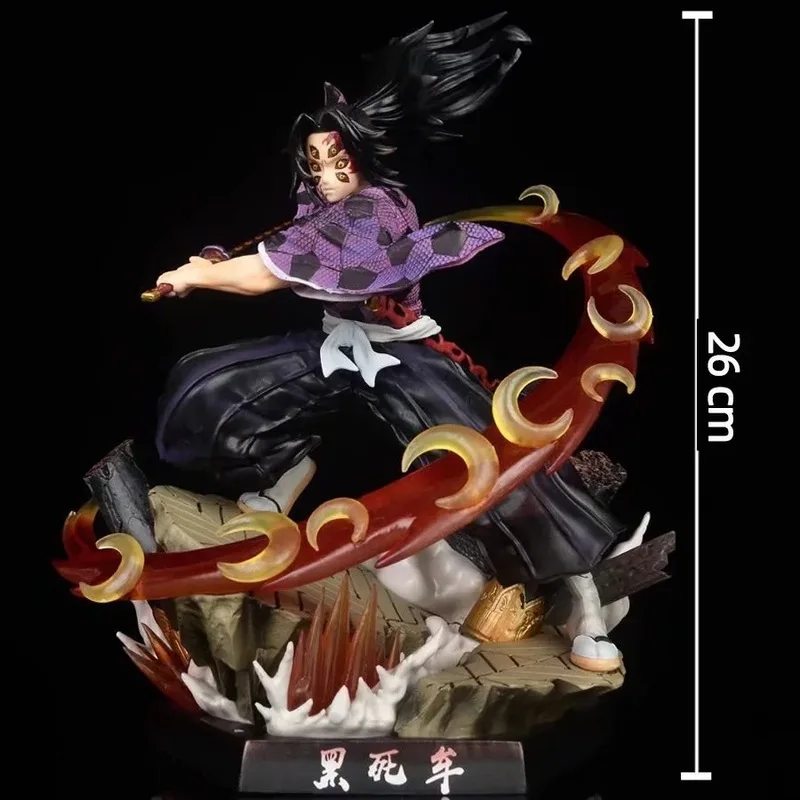 Figurine Demon Slayer Gk Kokushibo de 26cm, série de douze lunes démones, grade supérieure un, modèle de collection Anime, cadeaux d'ornement, nouvelle collection
