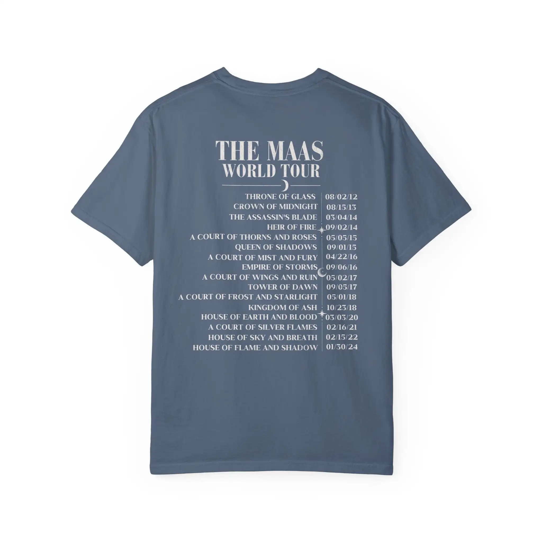 Sarah J. Maas Eras Tour T-shirt Throne of Glass TOG Fans Essentials Fashion Brand Men Women Cotton Top Children Kid Boy Girl Tee