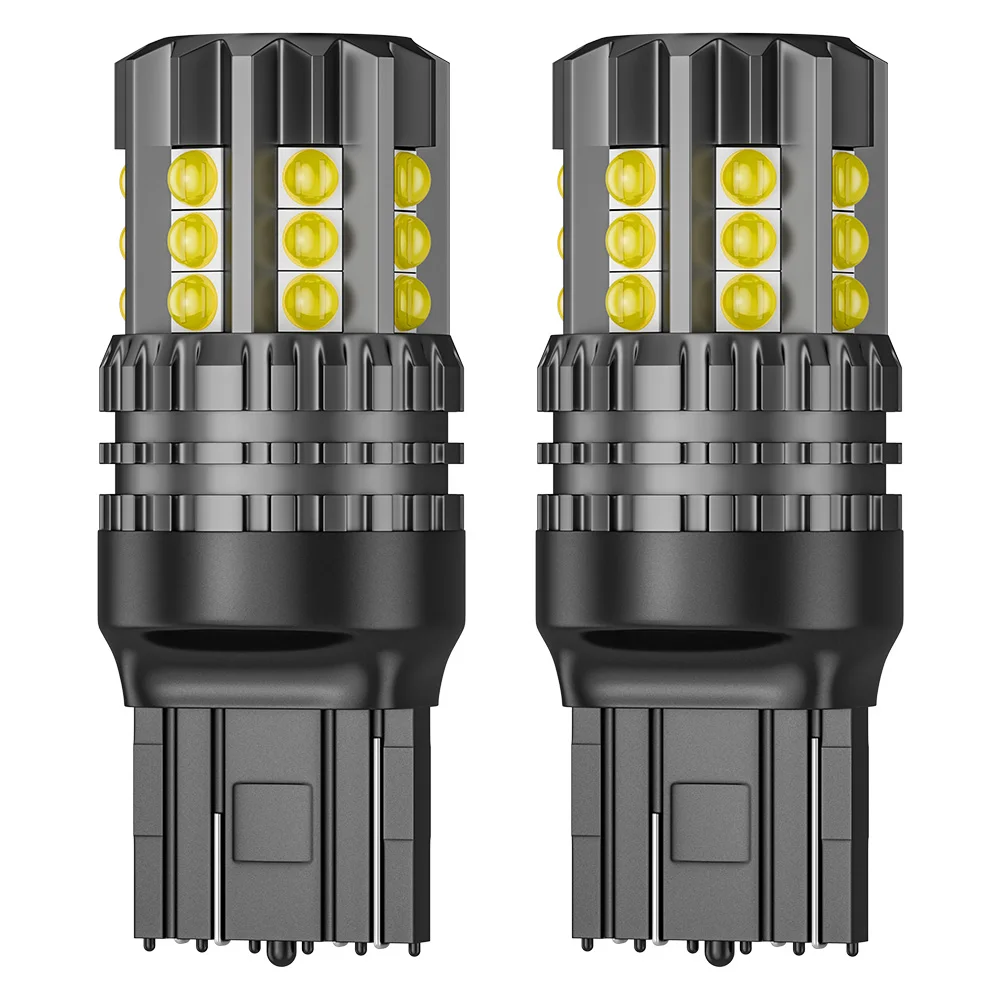 

2PCS 7443 W21/5W T20 3D 3030 24smd 1156 BA15S P21W P21/5W 1157 BAY15D 3157 P27/7W T25 LED Bulbs Lamp Brake Turn Signal Light
