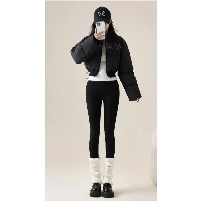 

Бархатные утолщенные леггинсы с ананасом, новая осенне-зимняя верхняя одежда с высокой талией, северо-восточные специальные универсальные теплые хлопковые брюки