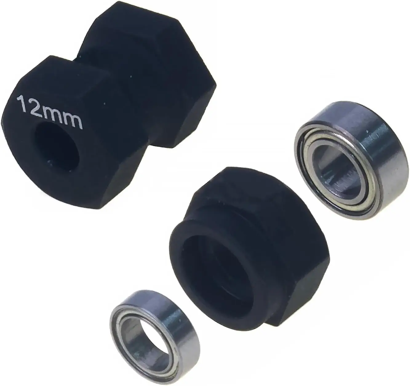 Grasshopper 12mm Aluminum Hex Adapter Wheels Rims Combinert for Tamiya Grasshopper Hornet Frog Grasshopper 2 Upgrade Parts