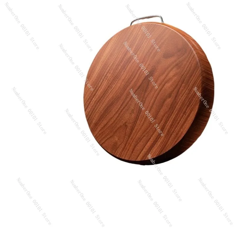 Large Size Thick Ironwood Solid Wood Cutting Board Whole Log Chopping Block Anti Mold Antibacterial Food Grade Kitchen Butcher