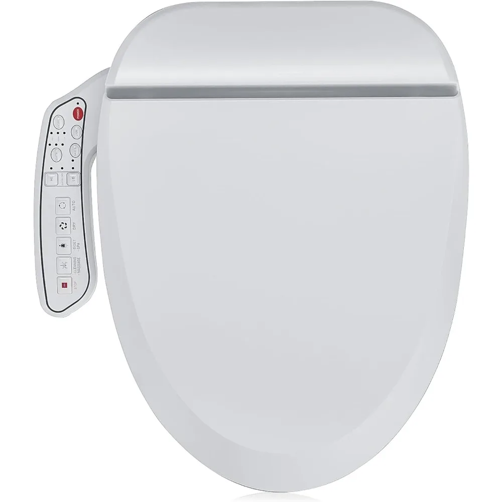 ZMA102 Bidet Toilet Seat, Elongated Smart Unlimited Warm Water, Vortex Wash, Electronic Heated, Warm Air Dryer