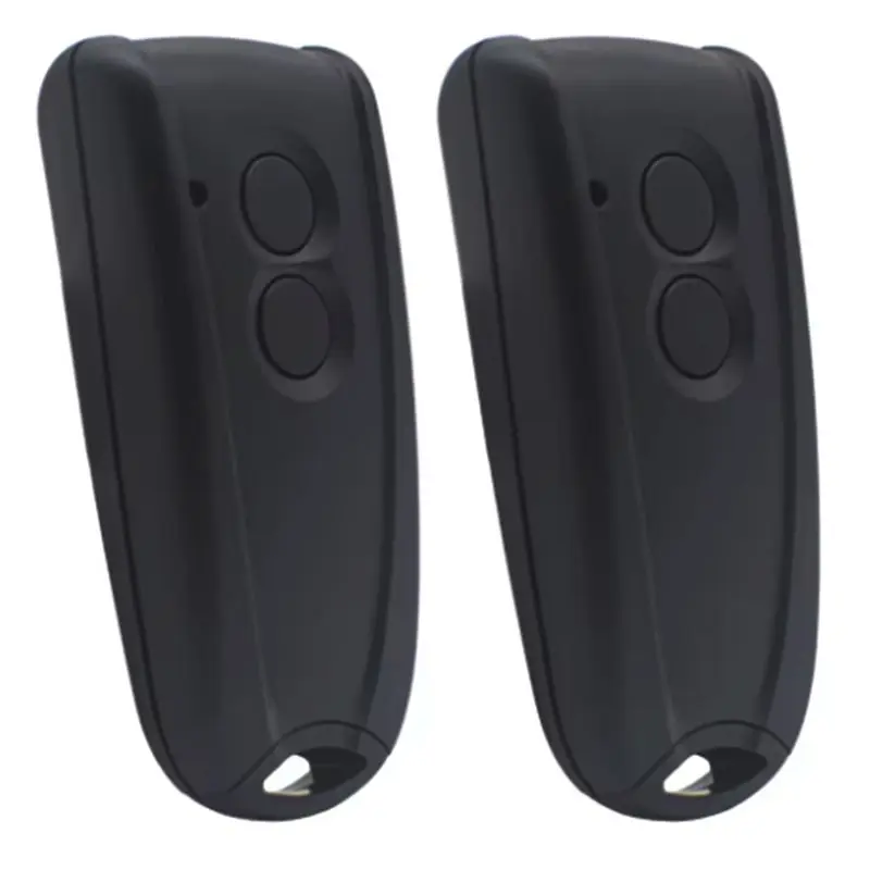 QWE-For Ecostar RSE2 RSC2 Garage Door Remote 433MHZ Fixed Code Duplicator Wireless 2 Button Rolling Door Remote Key 2 Pieces
