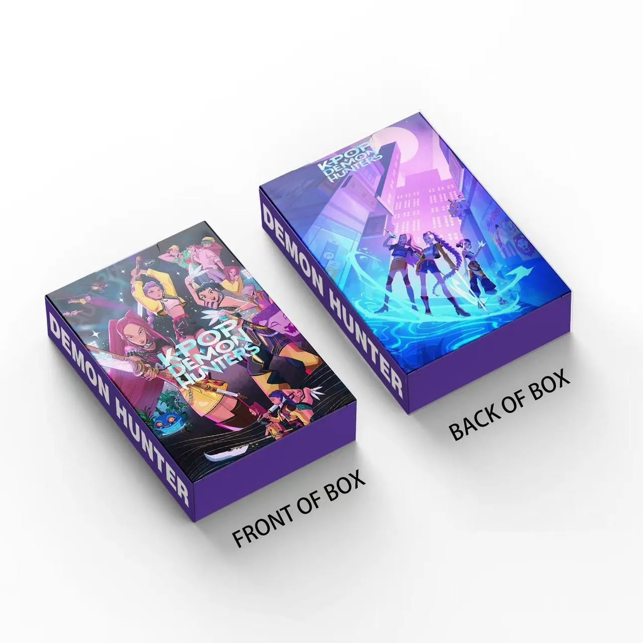 55 قطعة من بطاقات Huntrix Girls KPop Demon Hunters LOMO، مجموعة بطاقات الصور الفوتوغرافية القابلة للجمع