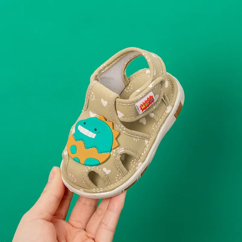 Sommer Cartoon Stricks toff Kinder erste Wanderer Mädchen Sandalen Anti-Rutsch und atmungsaktive Jungen rufen Schuhe zum Ausgehen