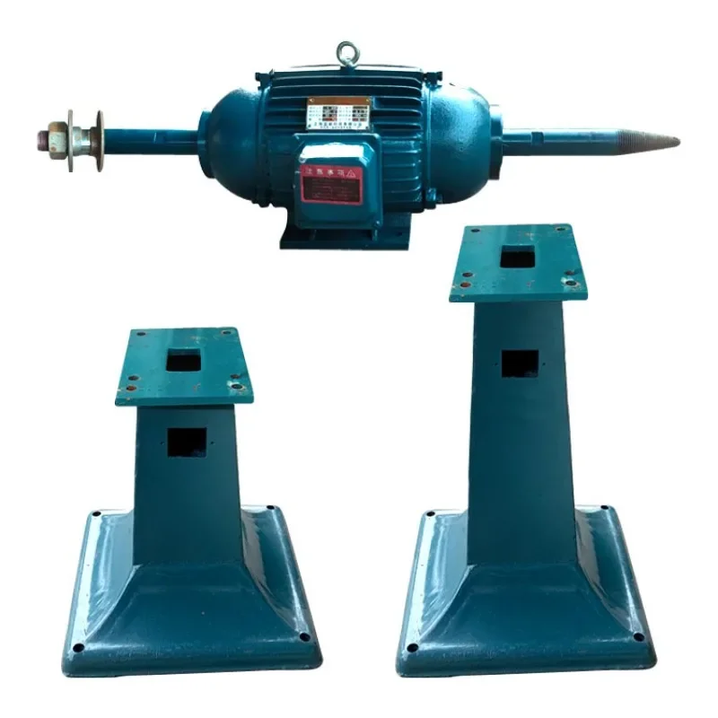 Floor-to-ceiling vertical cloth wheel polishing machine brushed deburring polishing stainless steel bilateral pointed splint