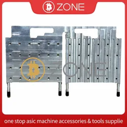 Kit de placa de bloque de refrigeración de agua Hashboard, radiador de agua de aluminio adecuado para Bitmain Antminer S19 S19pro S19j S19jpro S19xp