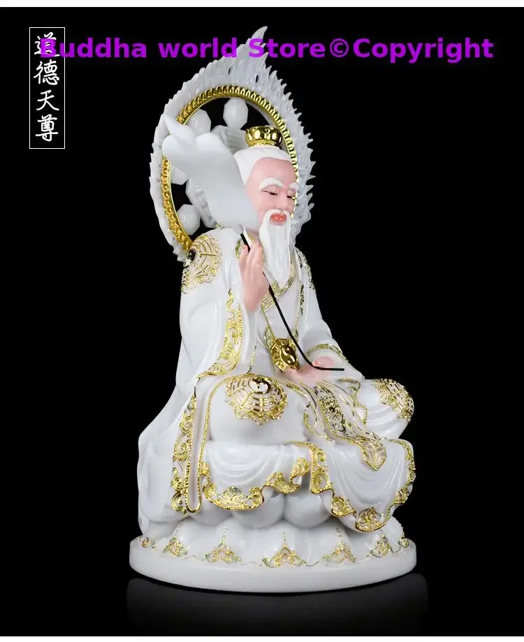 Taoism SU SHI Southeast Asia HOME family protection shop company Prosperity GOOD luck ZU SHIYE God gilding jade FENG SHUI statue