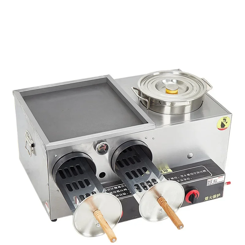 Máquina comercial para hornear panecillos de carne Laotongguan y pasteles de sésamo, para puestos de autoservicio