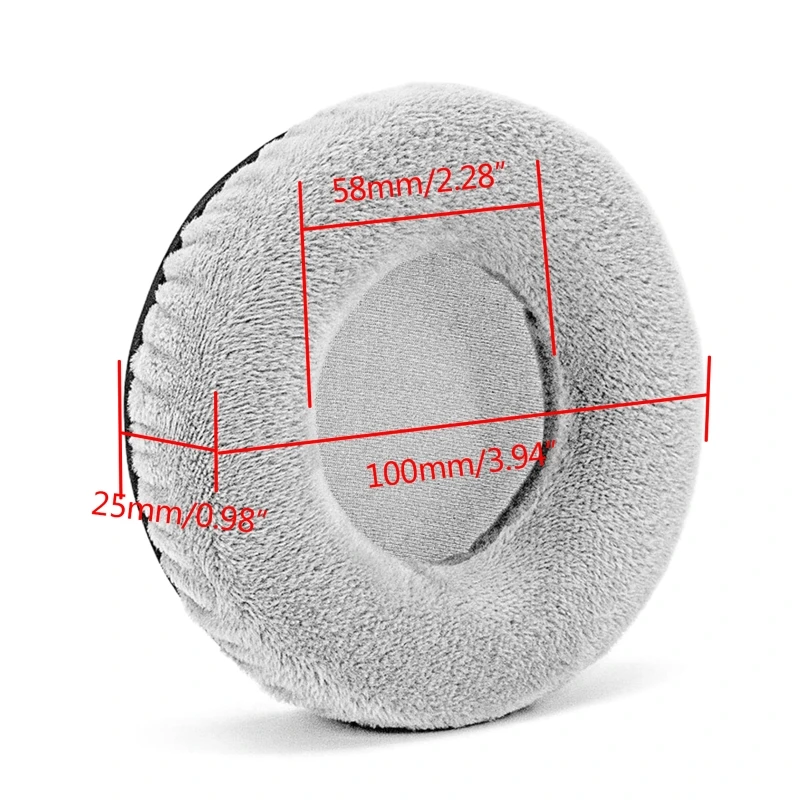 Weiche Flanell-Kopfhörer-Ohrpolster für DT990/DT880/DT770 Kopfhörer, dicke Kissen, Kopfhörer-Ohrpolster