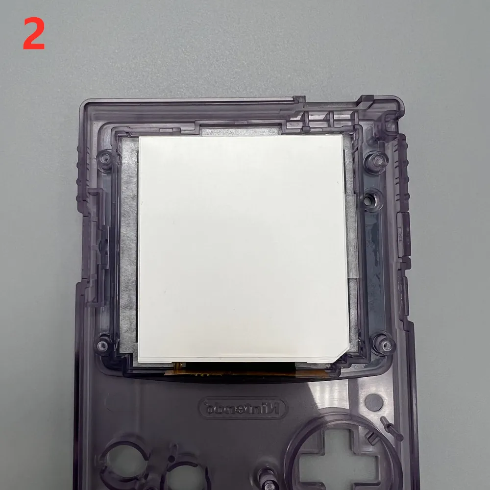 Imagem -04 - Tela Lcd para Nintendo Gameboy Color Alto Brilho Tamanho Original Novo Shell 2.45 Gbc Ips