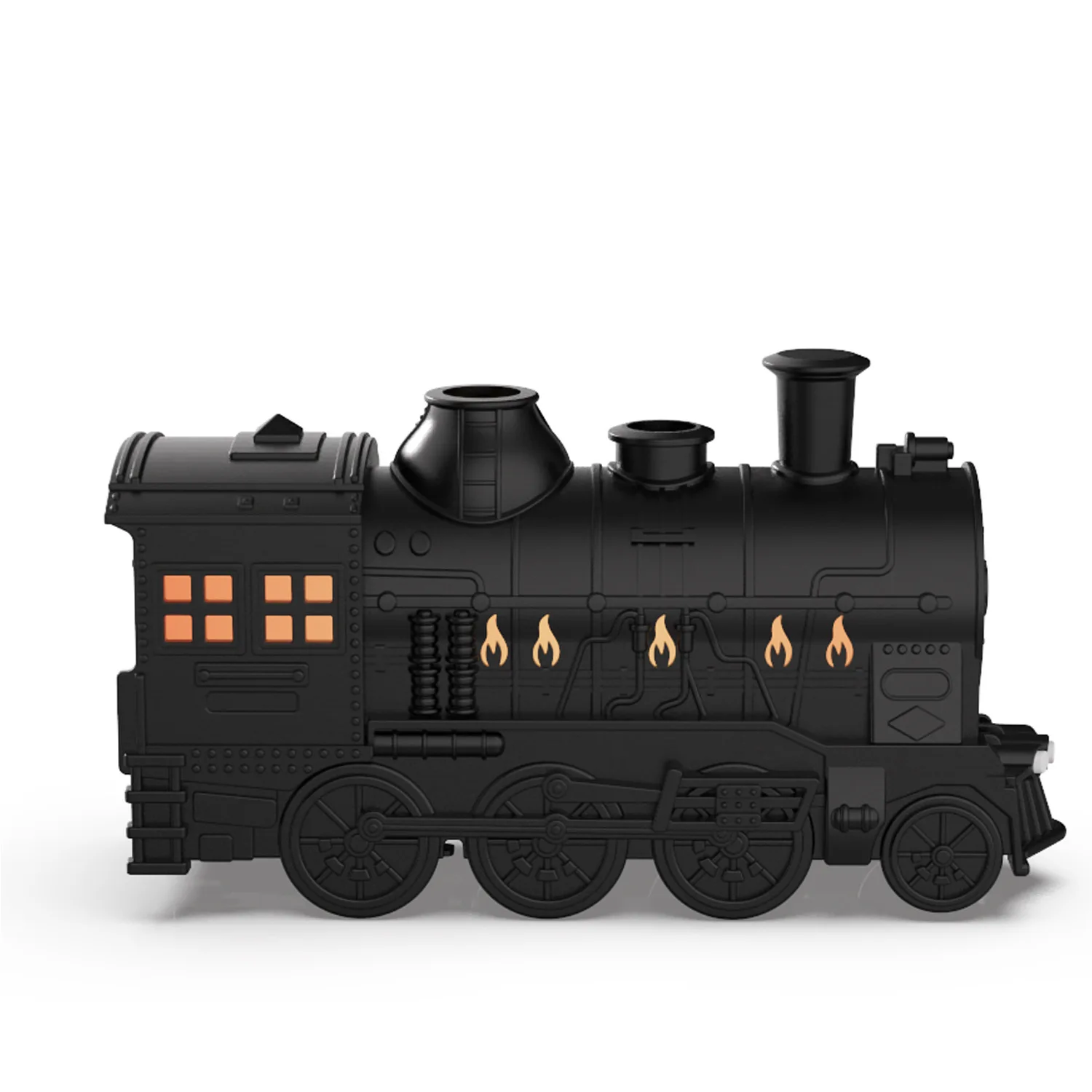 Small Train Aromatherapy Machine Super fog volume spray dual nozzle desktop creative retro essential oil aromatherapy humidifier