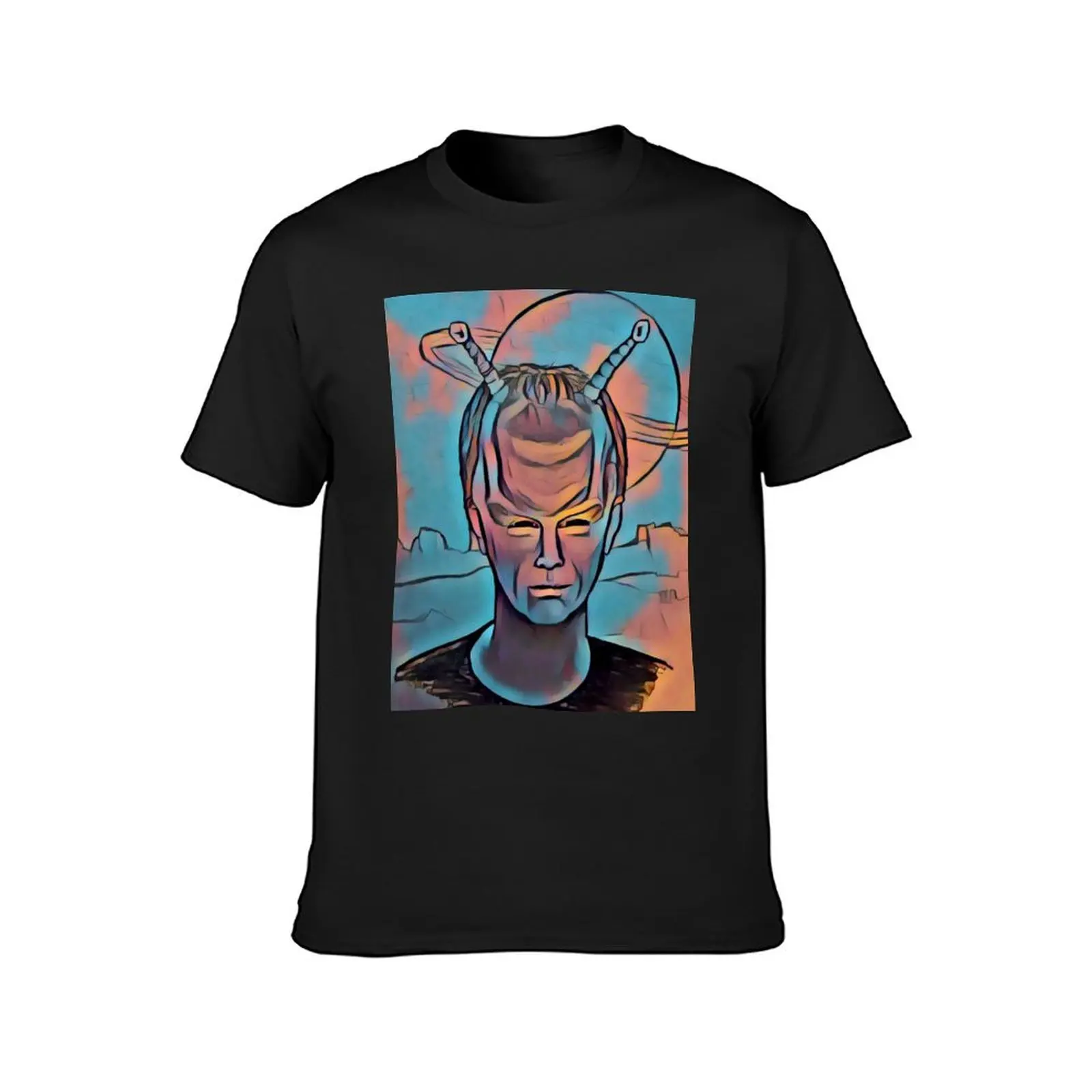 Commander Shran - lover of Pink skins T-Shirt funnys anime T-shirt men