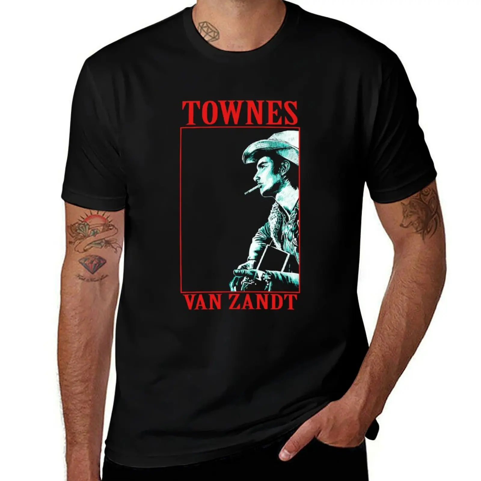 

man shirt Fot Gift Townes t You Van funny Zandt dark man casual Idol Gift shirts cotton humor t shirts T-Shirt Great t