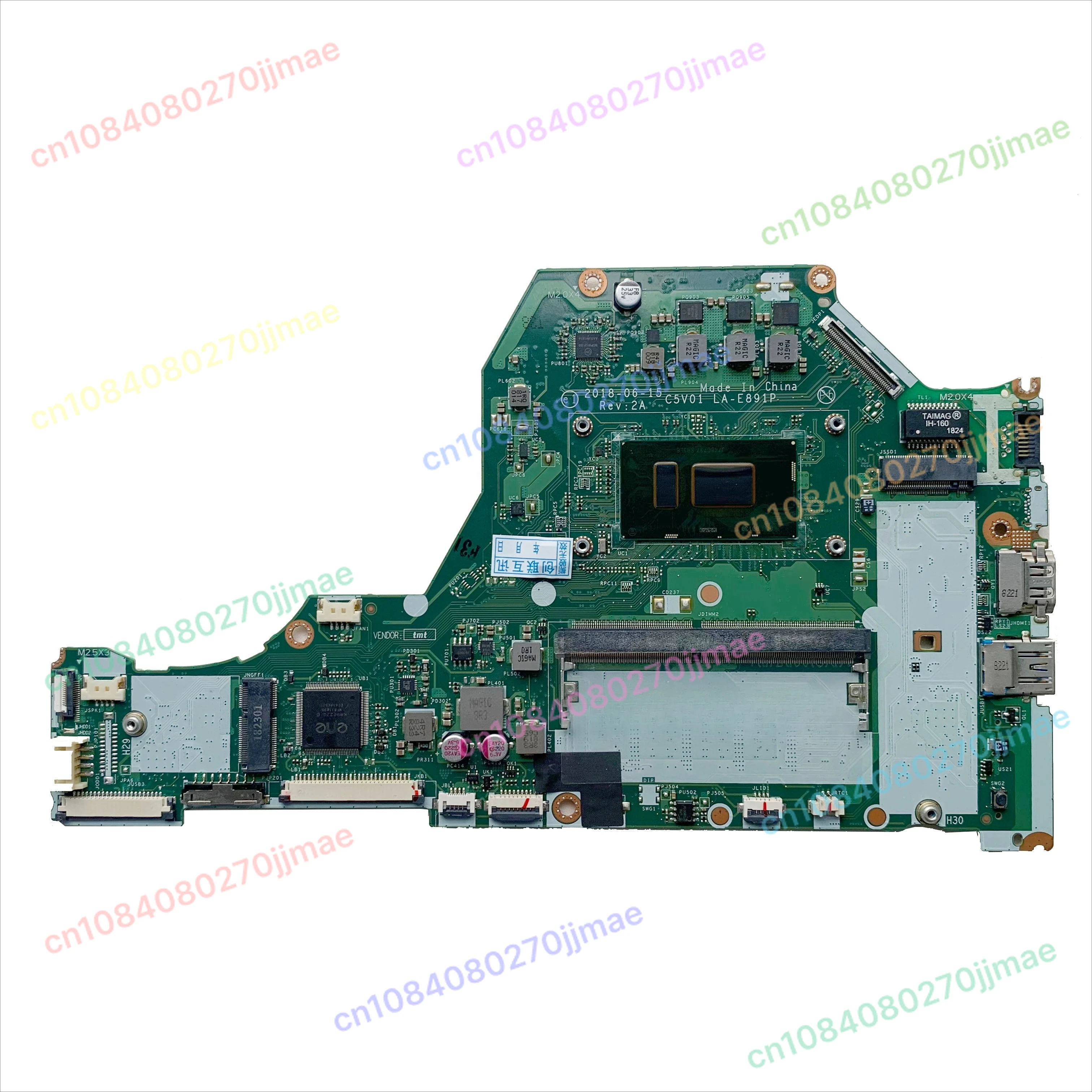 

Материнская плата для ноутбука ACER Aspire A515 A515-51 A315-53 с процессором 4417U SRESH 4 ГБ DDR4 100% полностью протестирована C5V01 LA-E891P