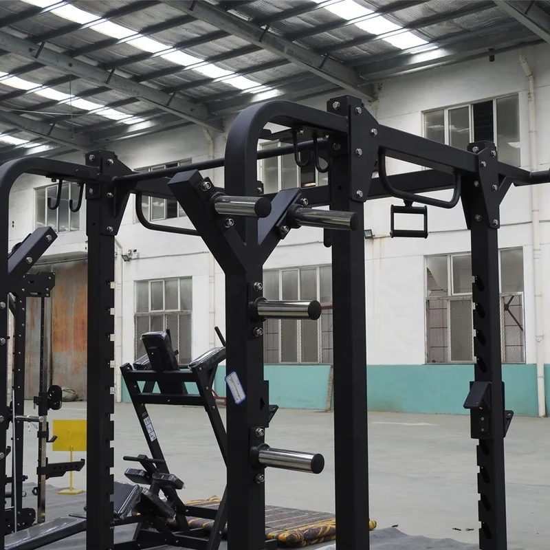 Commercial Multi-Functional Home Use Fitness Equipment Weightlifting Smith Machine Squat Rack