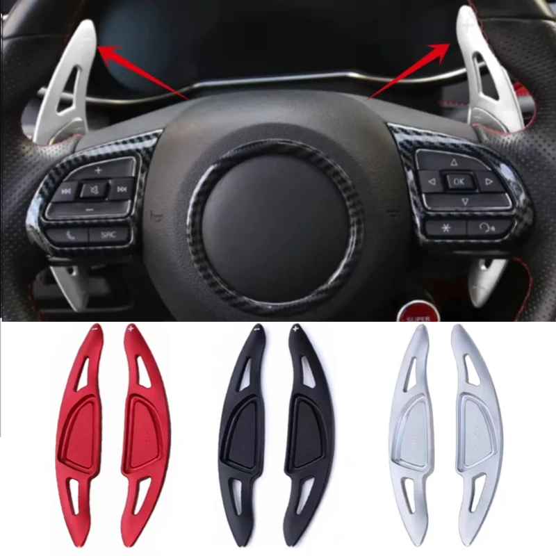 

Paddle Shifter For MG MG6 2019 - 2021 ZS HS RX5 RX8 2017-2020 aluminium alloy Car Steering Wheel Paddle Shifter Shift Extension