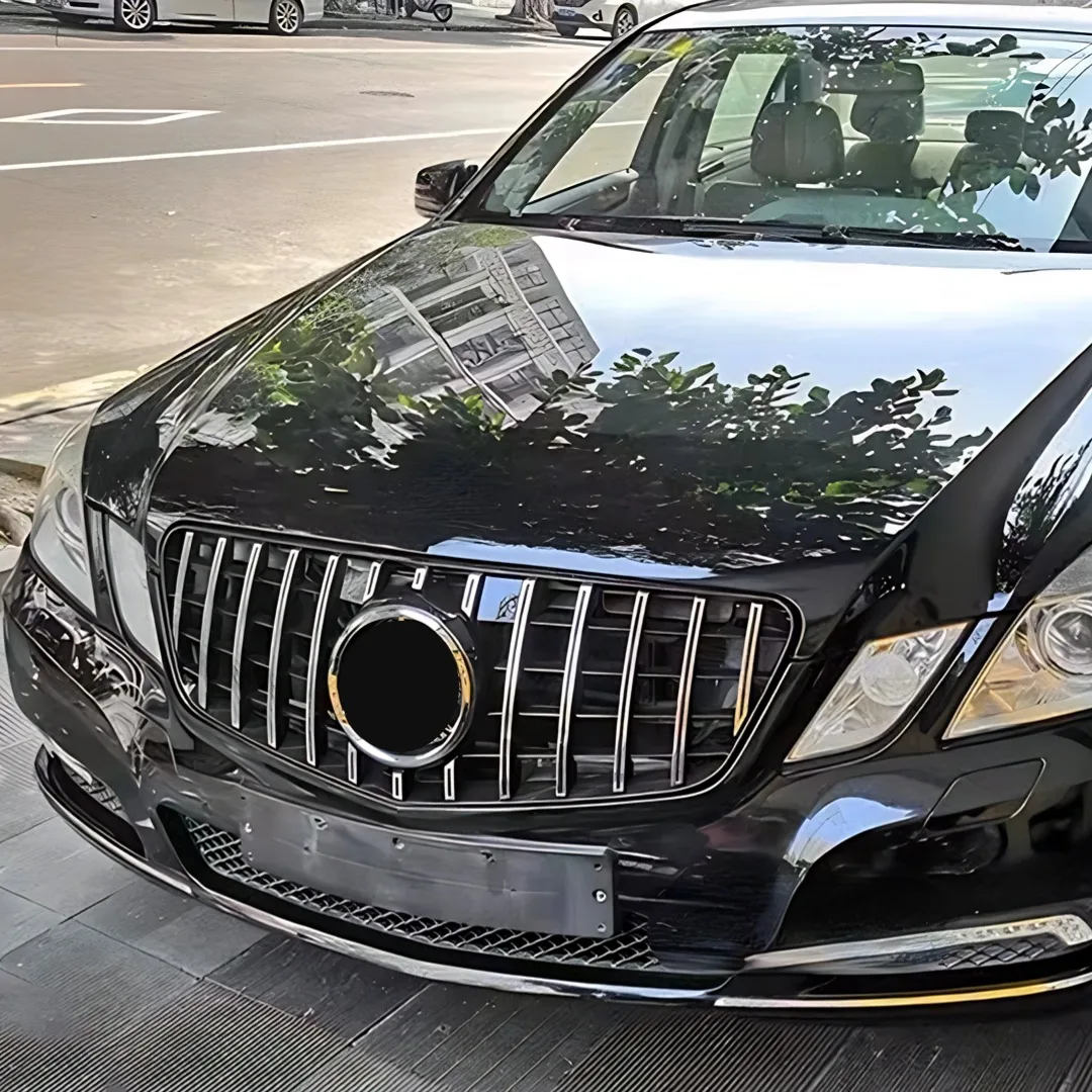 For Mercedes Benz E class W212 2009-2012 E260 E300 E350 E200 GT Diamond Style Front Inlet Grille Mask Grid Grill Sport Body Kit
