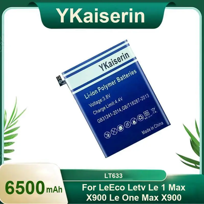 

Сменный аккумулятор мобильного телефона 6500 мАч LT633 для Leeco Letv LE 1 Max X900, один стабильный источник питания