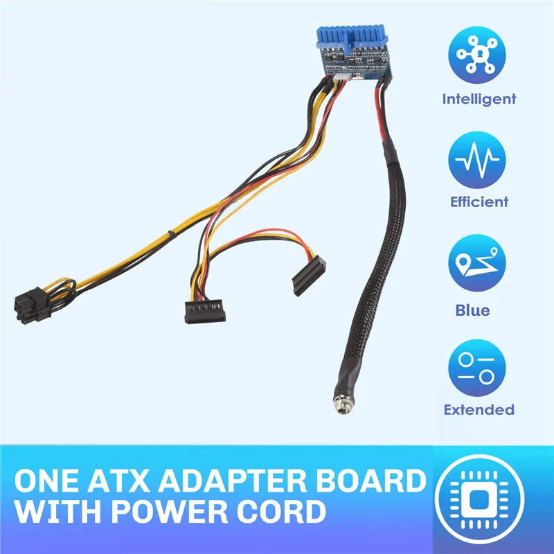 ABNM DC 12V 300W 24Pin ATX Motherboard Connector Mini ITX Power Supply DC To ATX PICO PSU Module For PC Computer Gamer