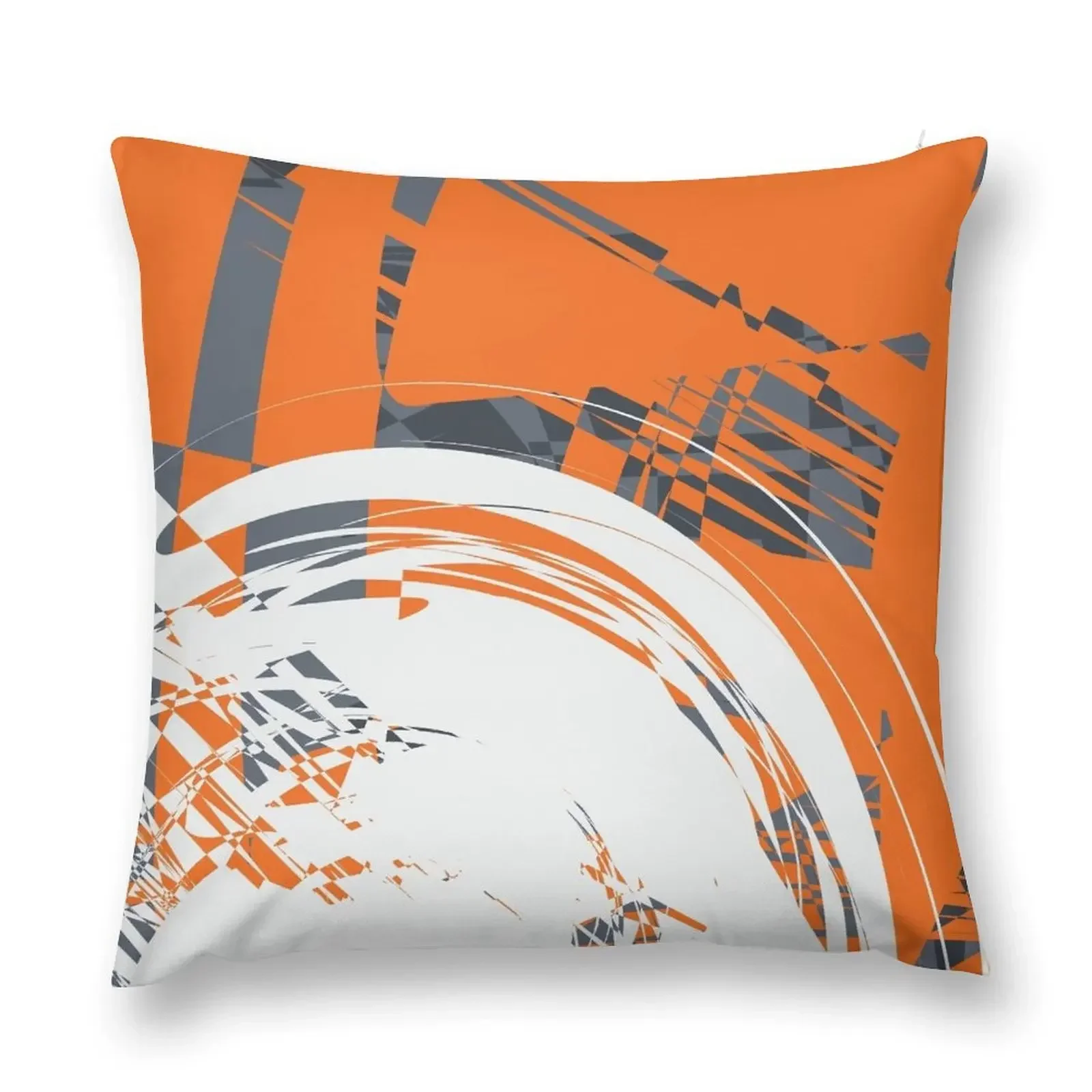 

Orange Grey Throw Pillow Marble Cushion Cover Christmas Covers For Cushions pillow