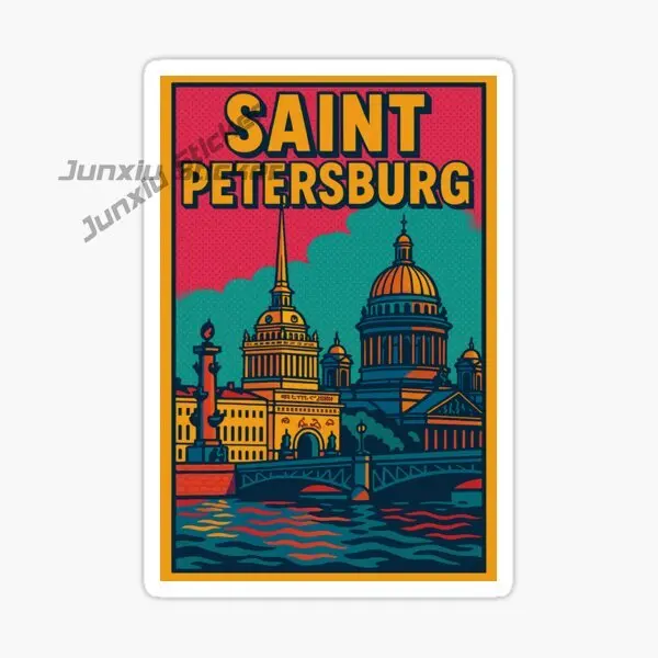 RUSSIA St Petersburg Scenic Travel Car Sticker Vinyl Self-Adhesive Decorative Decal