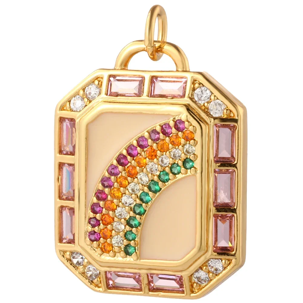 Enamel Painting Moon Star Charms for Jewelry Making Supplies Golden Pendant Diy Earring Bracelet Necklace Charms Accessories