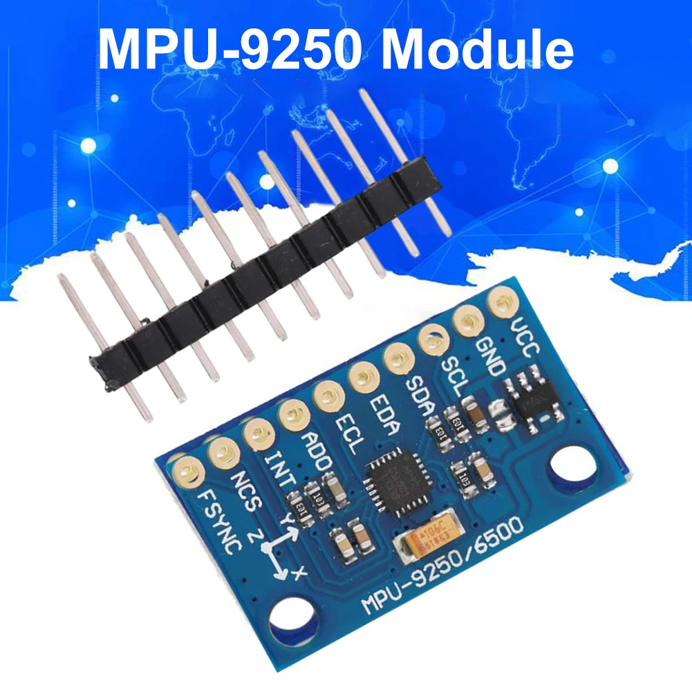 GY-9250 MPU9250 9-محور/9-محور وحدة حسية للموقف IIC/SPI الدوران + مسرع + جهاز استشعار مقياس المغنطيسية 3-5 فولت الطاقة