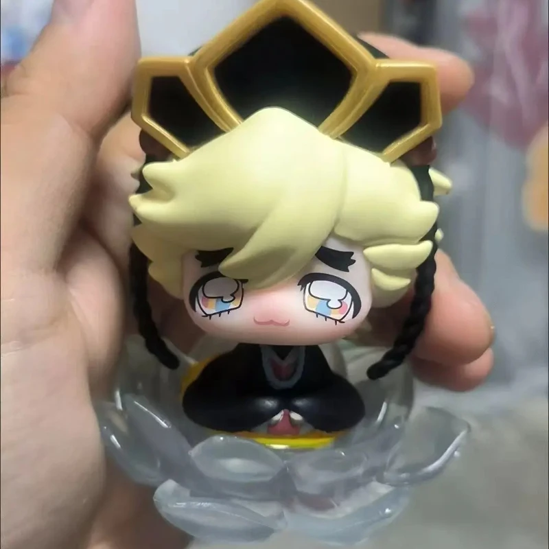 

Q Version Douma Demon Slayer Anime Action Figure Toy Doll Lotus Sitting Posture Douma Figure PVC Model Desktop Decoration Gift