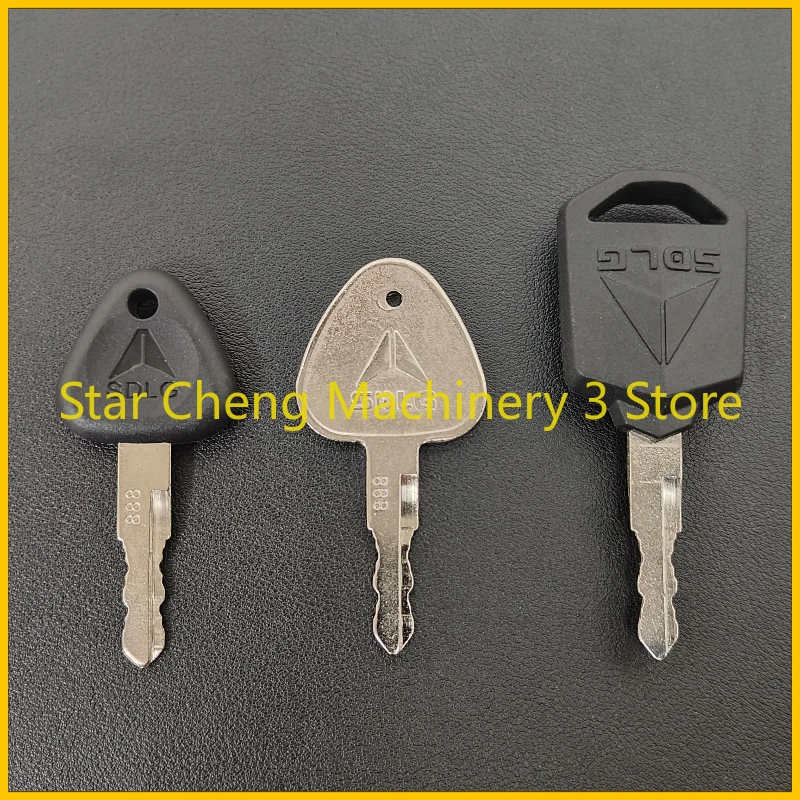 New High Quality 1pc For Sdlg 888 Start Key Excavator Key 5560 75 135 205 215 Universal Lgnition Accessories