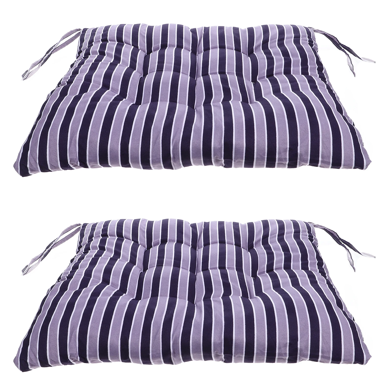 

2pcs Chair Cushion Seat Pad Purple Striped Furniture Home Office Bedroom Living Room Cute Fashion Easy Clean Safe Warm