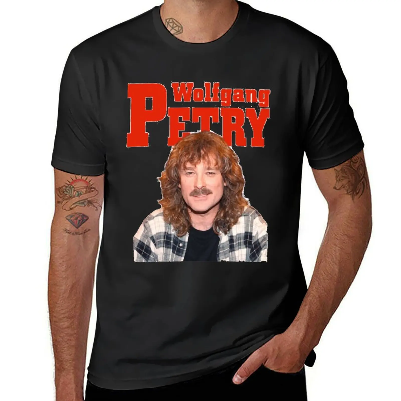 Wolfgang petry wolfgang T-Shirt anime clothes sublime new edition black t shirts for men