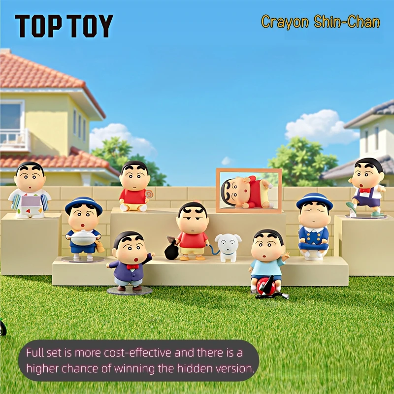 

TOPTOY Crayon Shin-Chan Retro Daily Life Series Genuine Blind Box Toys Kawaii Anime Action Figure Caixa Caja Surpris Mystery Box