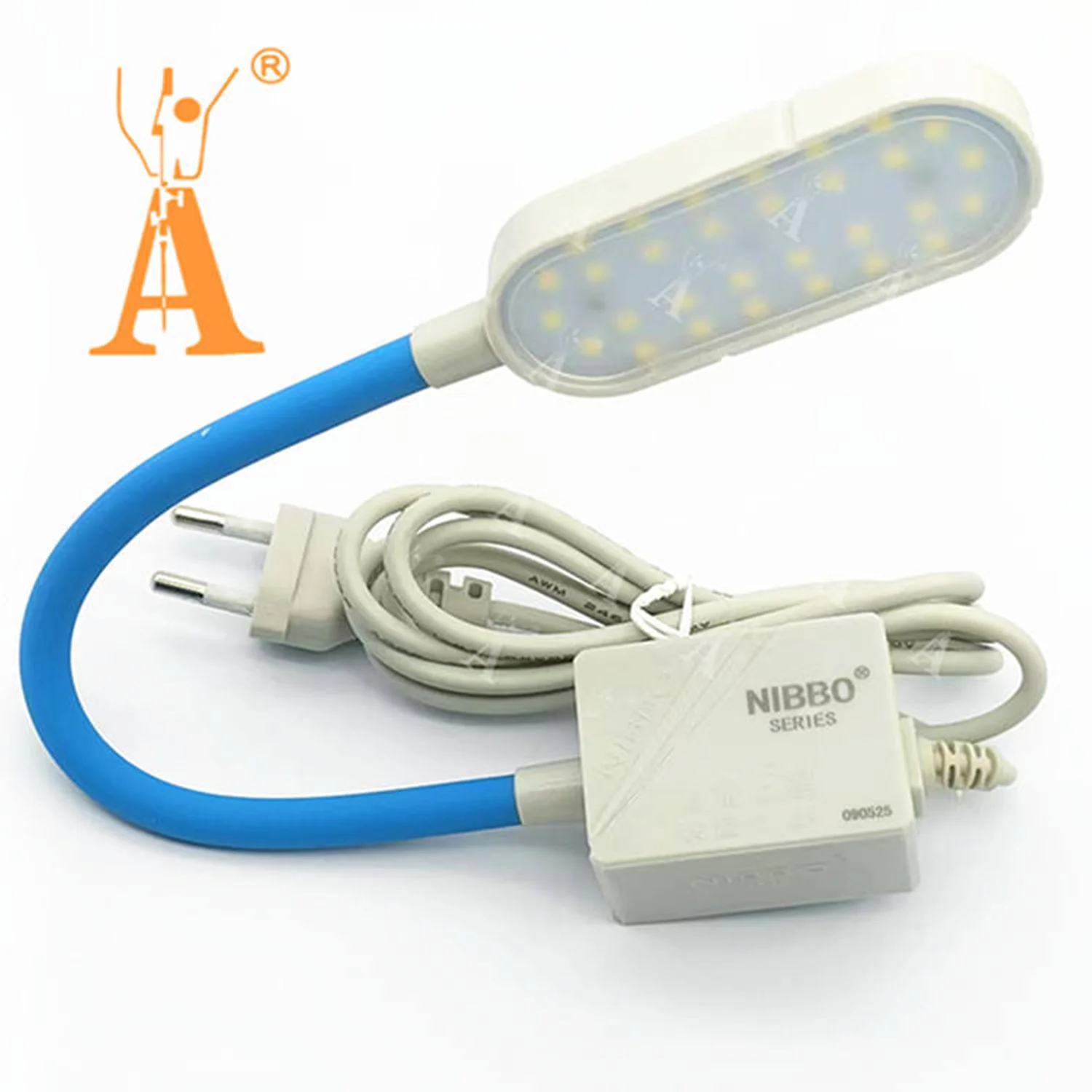 NIBBO Brand European Plug Industrial Sewing Machine LED Lamp 5 Adjustable Modes Memory Function 33 Beads Super Bright Lighting