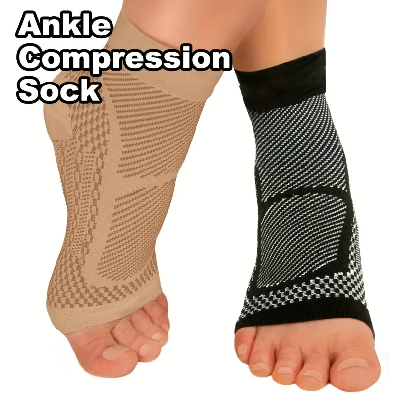 Kompressionsmanschette für den Knöchel, atmungsaktive Sportsocken, konzipiert für sportliche Aktivitäten wie Laufen, Wandern und Radfahren