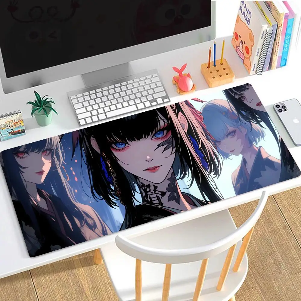 لوحة ماوس كبيرة لوحة ماوس للألعاب ملحقات سطح المكتب مناسبة جدًا للاعبين واستخدام مكتب التجميل