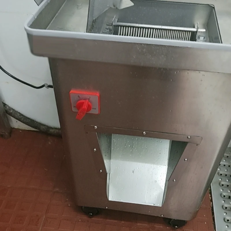 Commercial fresh meat slicer stainless steel slicing material catering vegetable slicer automatic meat slicer
