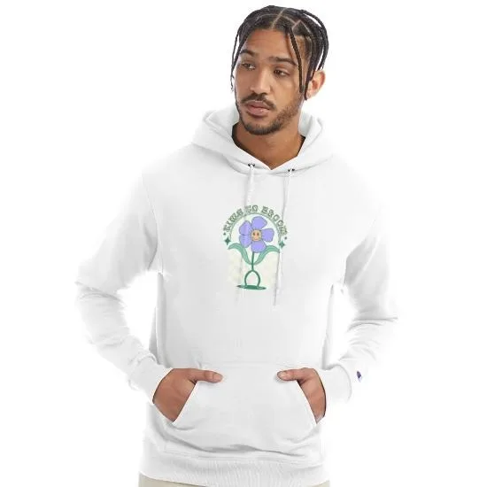 

Autumn and Winter "Groovy Flower Power" Retro - Trendy Cotton Hoodie, Stylish Hippie - Inspired Sweatshirt