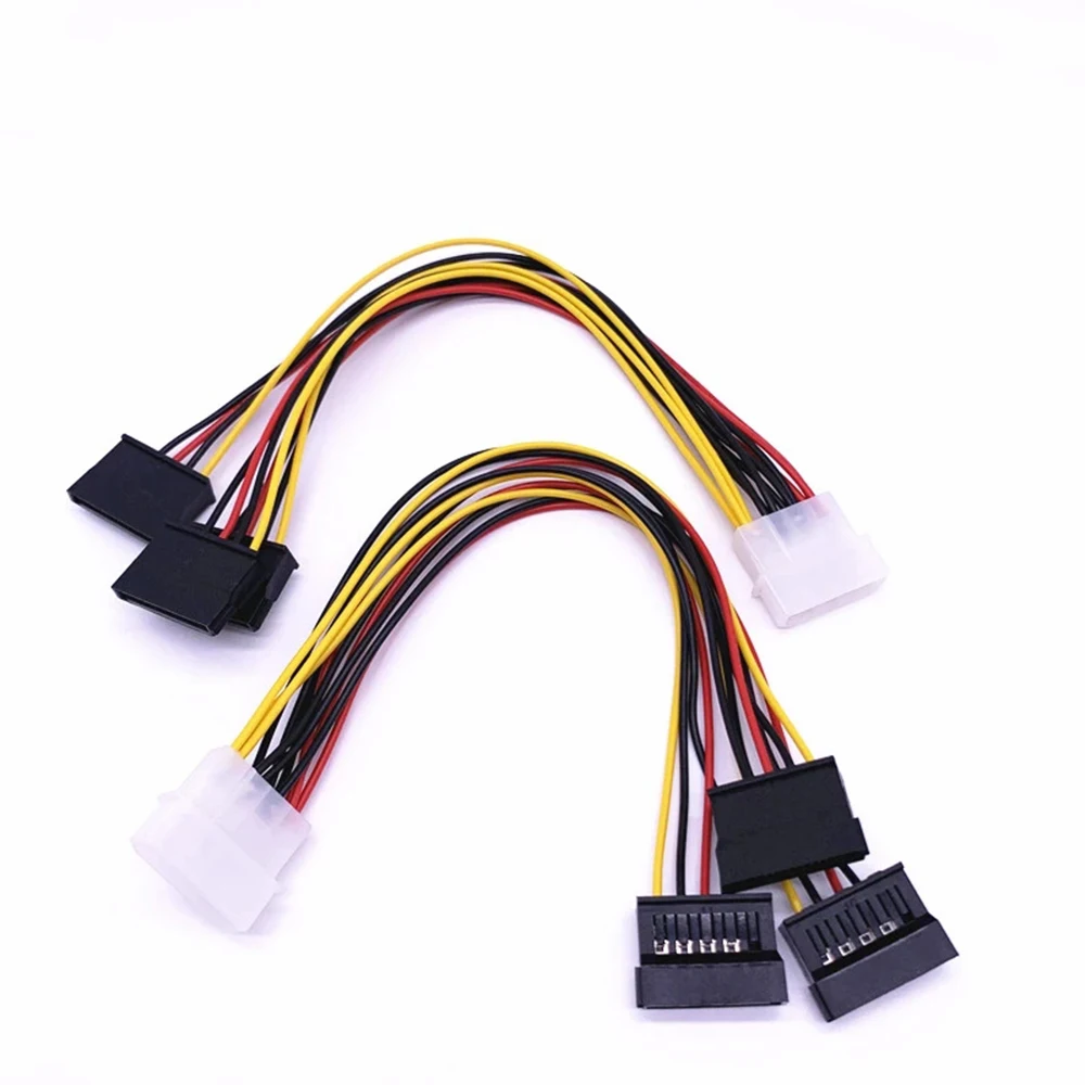 Computer Connection To 3 Serial 4 Pin IDE Molex ATA Extension Adapter Cable Adapter Power Splitter Extension Cable