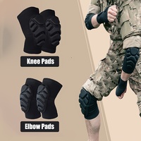 Triangular Tortoise Set, Professional Sports Knee Elbow Pads Kit, Including A Pair of Knee Pads and A Pair of Elbow Pads