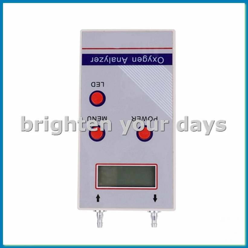 Oxygen Analyzer Professional Portable O2 Oxygen Concentration Meter Detector 21%-95.6% O2 Meter Gas Detector US Plug-A79U