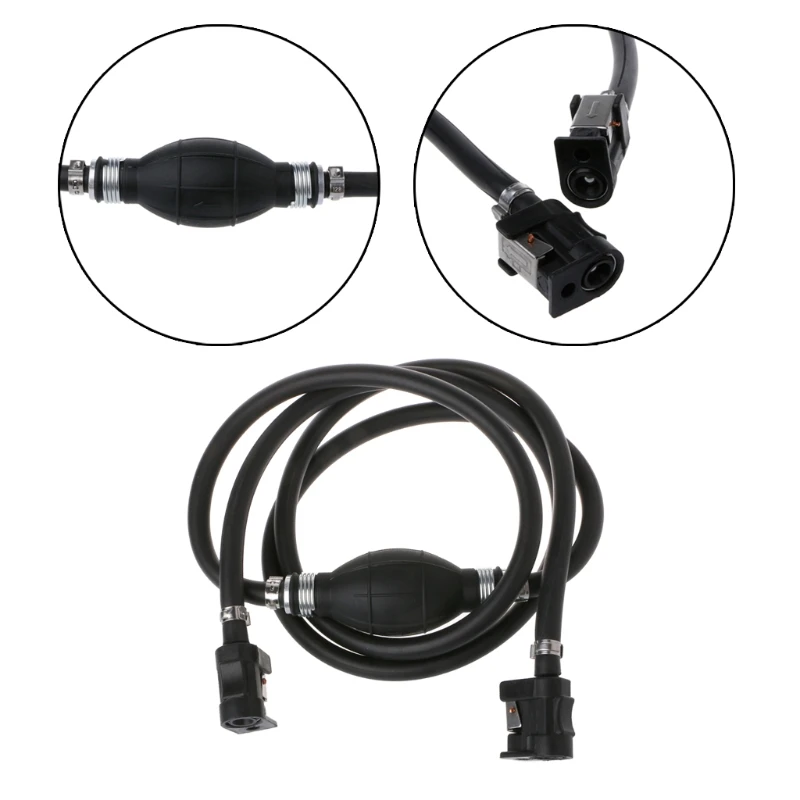 Tubo flexible combustible para motocicleta, accesorios para motor fueraborda barco, gasolina para conectores tanque,